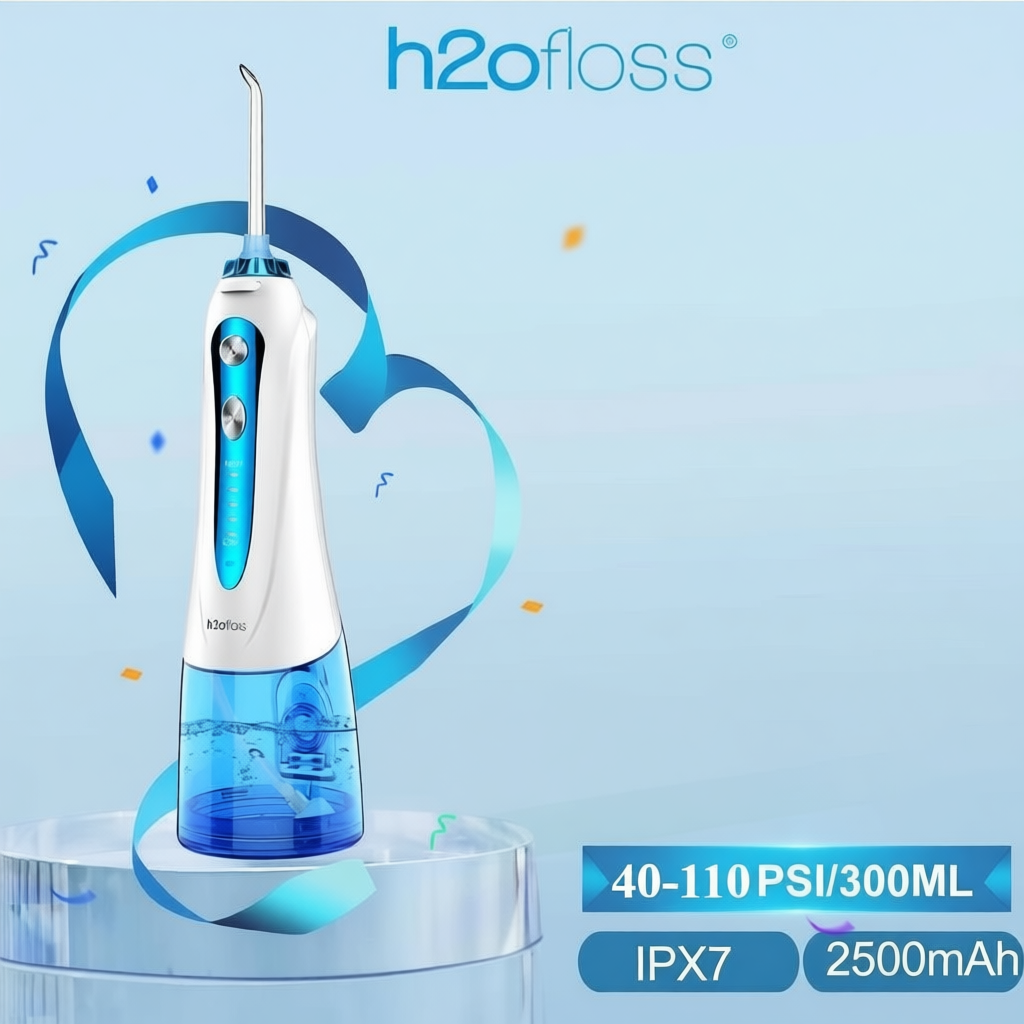 Máy Tăm Nước H2ofloss HF-P11 HF-9P / HF-6  / HF-10 mini Tăm Nước Cầm Tay Dụng cụ vệ sinh răng miệng 