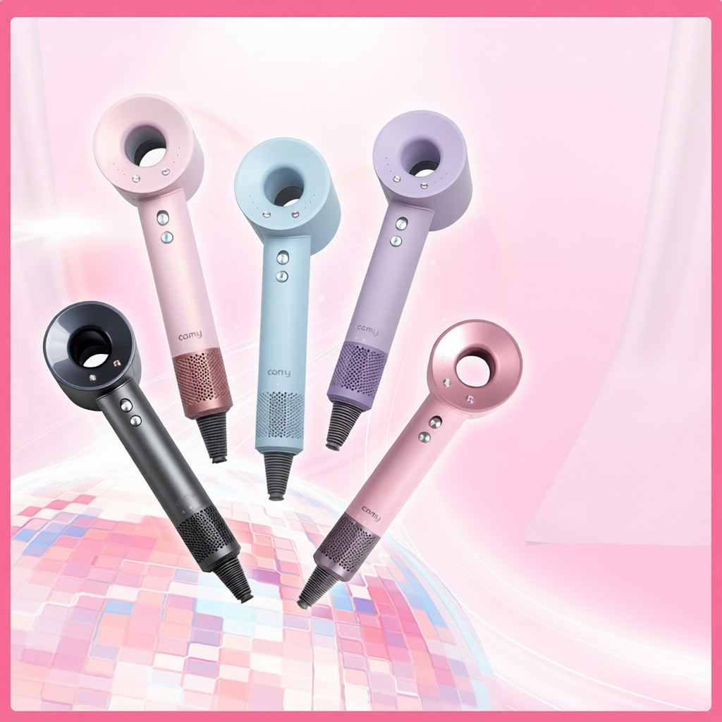 Máy sấy tóc ion âm Camy Air Power 2 chiều tạo kiểu bảo vệ tóc, tốc độ cao 1600W bảo hành 12 tháng