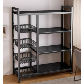 Kệ Lò Vi Sóng Rau Củ Nhà Bếp Chất Liệu Inox Sơn Tĩnh Điện Thiết Kế Hiện Đại Cao Cấp