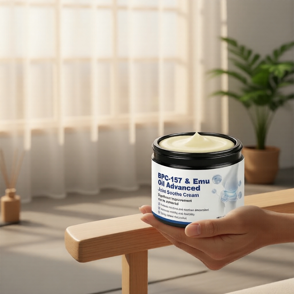 Kem làm mát BPC-157 & Axit Hyaluronic 60g – Công thức Menthol & Nghệ