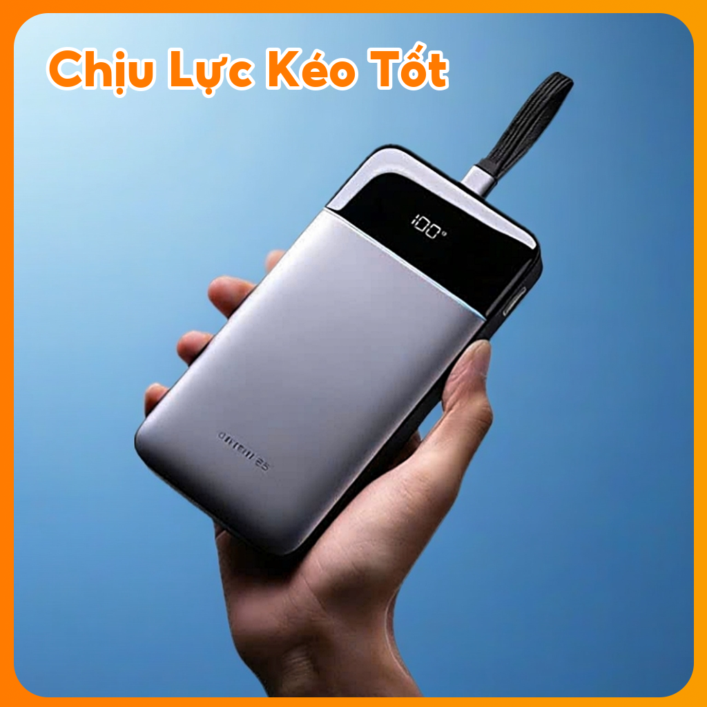 [Nguyên Seal, BH 18th] Pin Sạc dự phòng Cuktech 25SE | 120w Cáp Tích Hợp PD/PPS/QC/UFCS/MiTurbo 120W LPB252N