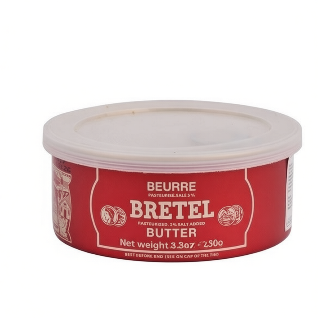 Bơ Bretel 250g (bơ đồng tiền) - Pháp -Độ mặn 3%