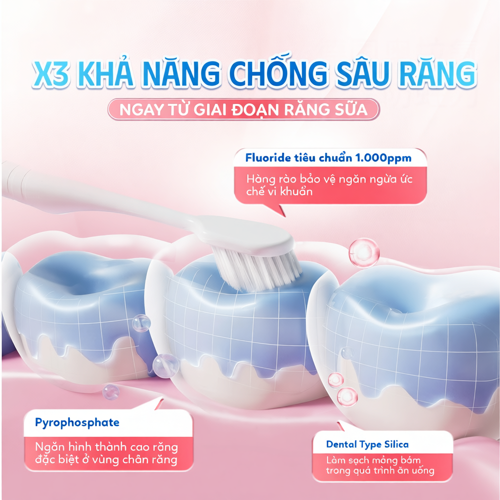 Kem Đánh Răng Bristik Cho Bé 50g