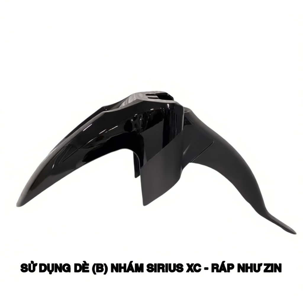 Dè Fi sirius - Chắn bùn (Dè) trước sirius Fi cho sirius xc