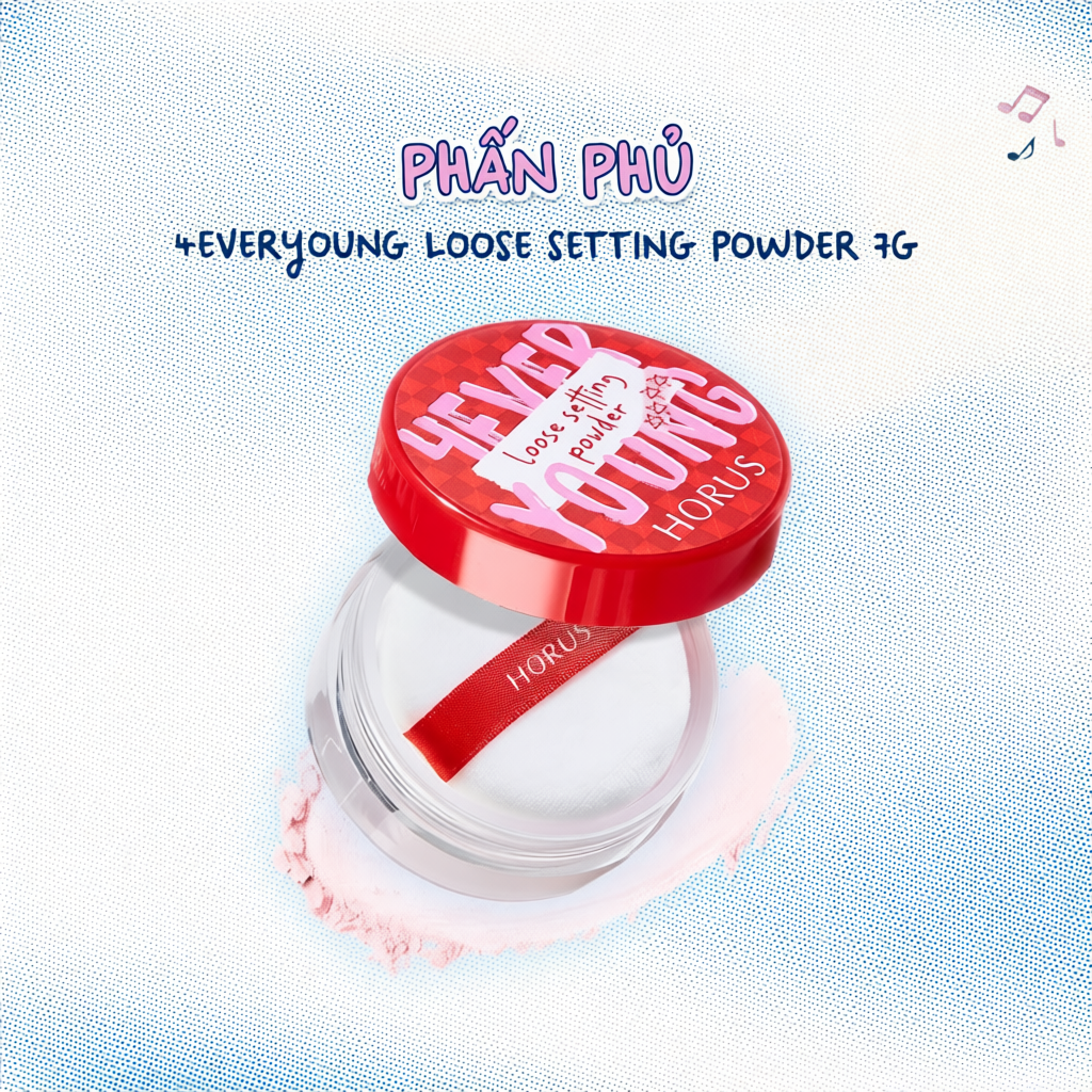 Phấn phủ Horus 4EVERYOUNG LOOSE SETTING POWDER 7G