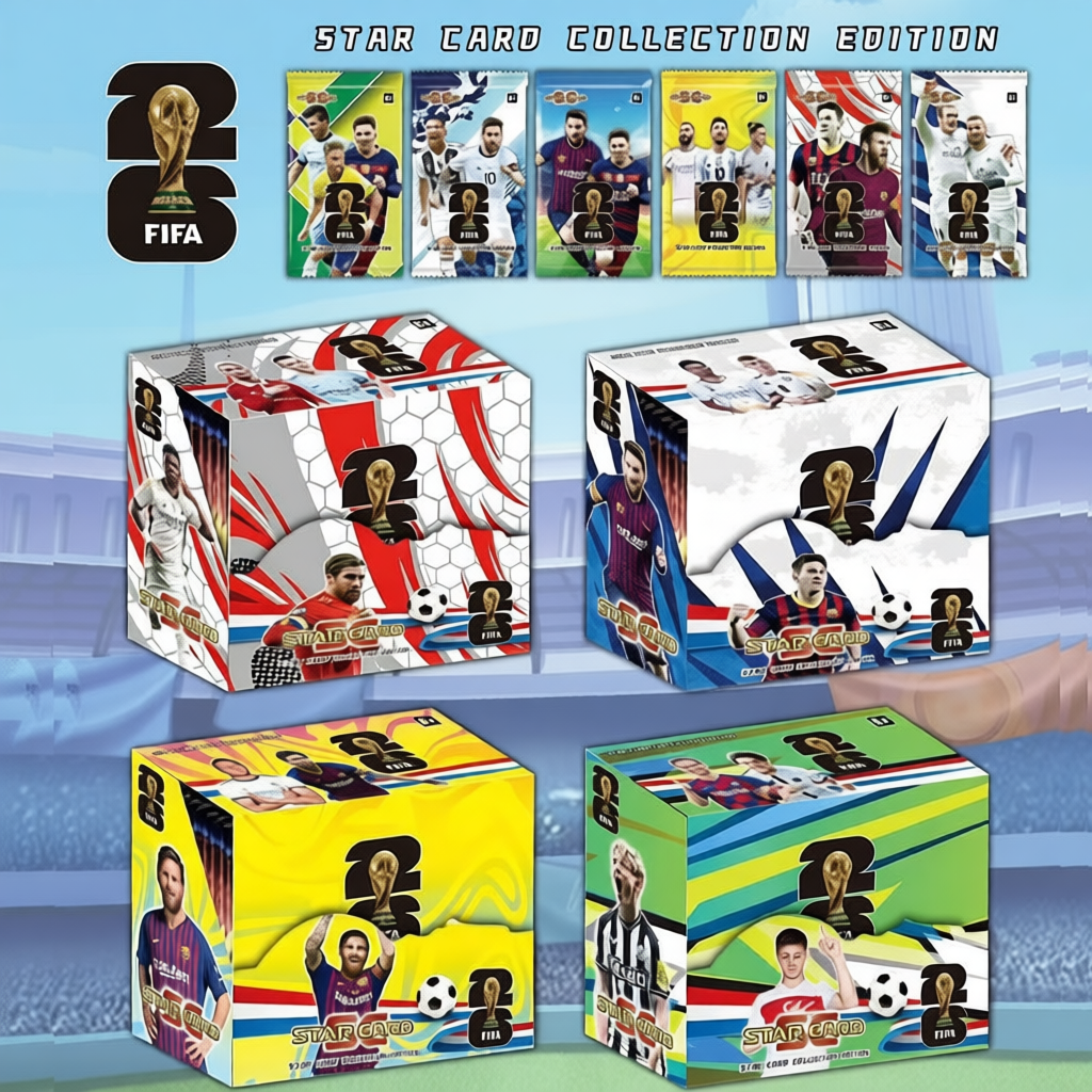 Bộ 36 Gói Thẻ Bài Cầu Thủ Bóng Đá Nổi Tiếng Ronaldo, Messi, Đầy Đủ Các Ngôi Sao Bóng Đá Thế Giới