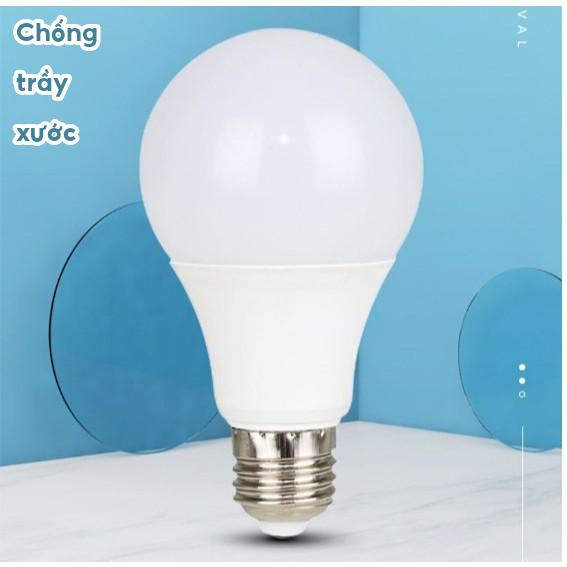 (Mua 9 tặng 1) Bóng đèn led bulb tròn  3W, 5W, 9W, 12W, 15W chiếu sáng trong nhà ngoài trời