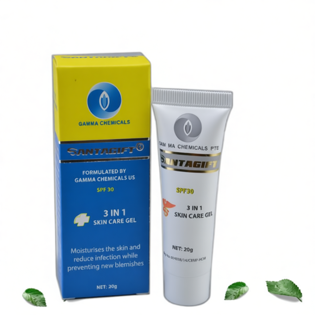 Gel hỗ trợ giảm mụn Gamma SANTAGIFT 20g Skincare Làm Đẹp Da - 1GGM