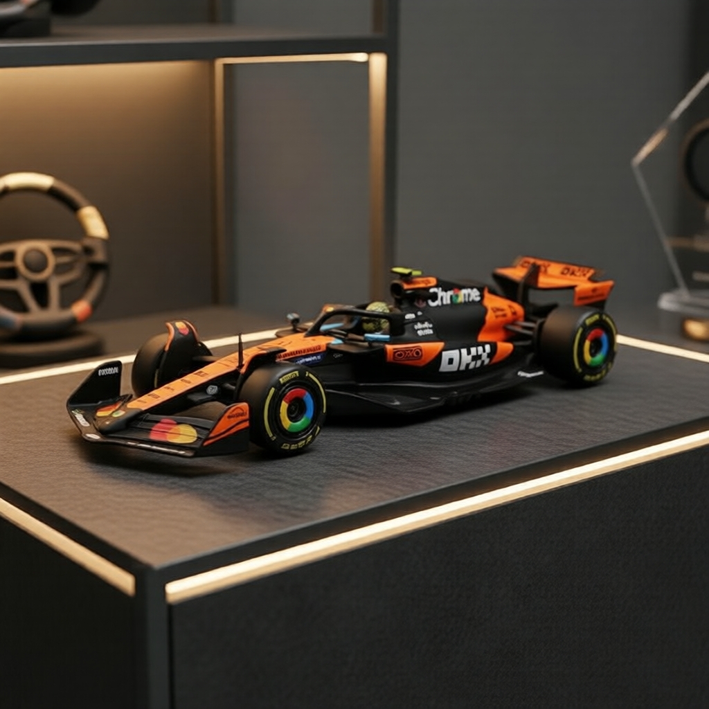 Bburago 1:43 Mô Hình Hợp Kim Xe F1 McLaren MCL39 2025 #4 Lando Norris #81 Oscar Piastri Sưu Tập