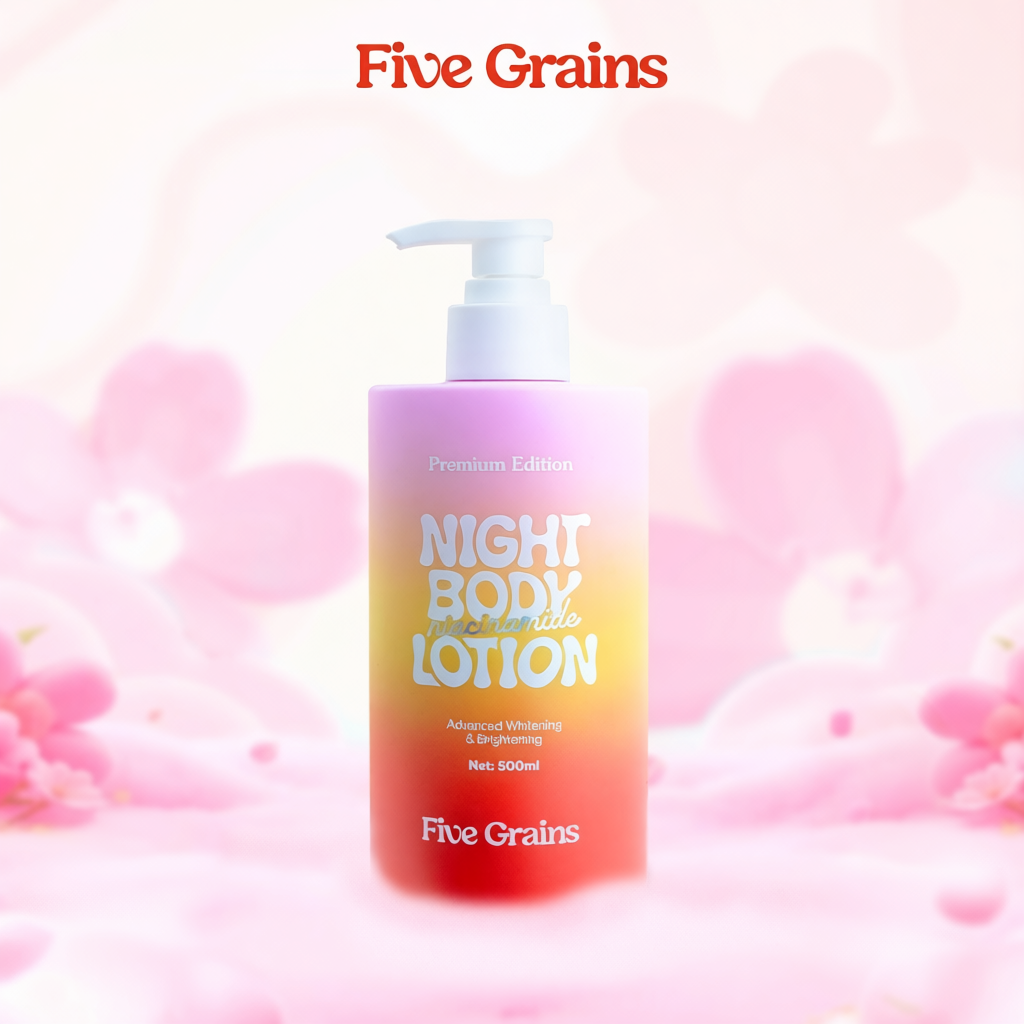 Kem Body Five Grains 500ml Dưỡng Trắng Da Nhanh Chóng
