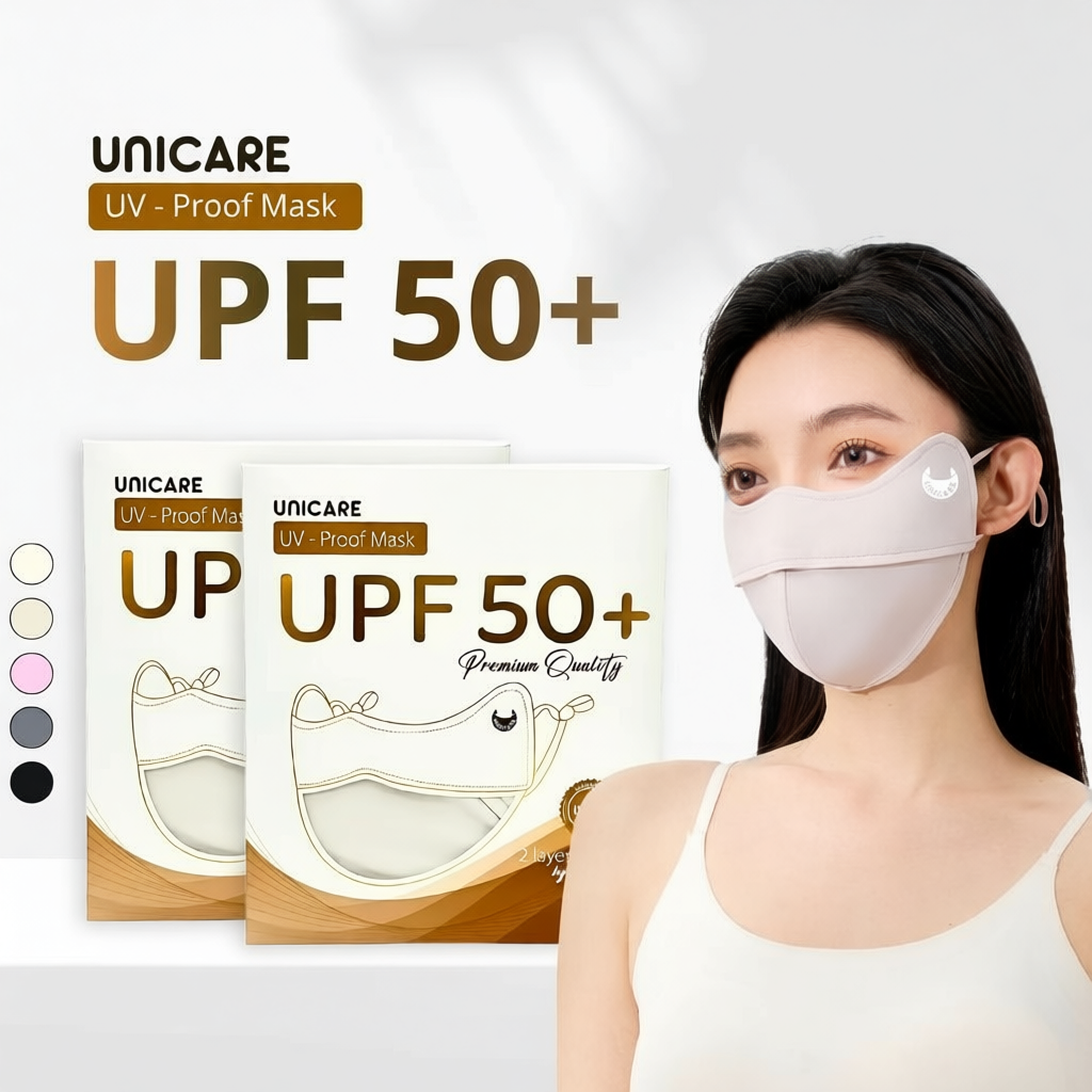 Khẩu trang Unicare Proof Mask chống tia UV UPF50+ bảo vệ da tối ưu