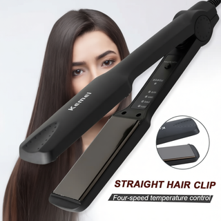 Máy Là Tóc Duỗi Tóc 4 Nấc Nhiệt Bản Pro Size To KEMEI PRO_KM329 - Máy tạo kiểu tóc, Rất Dễ Sử Dụng New