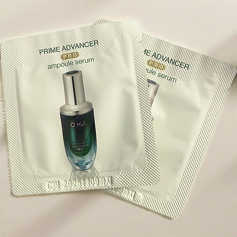 [Combo 30 gói = 30ml] Gói serum Ohui prime advacer dưỡng trắng, căng bóng và chống lão hóa