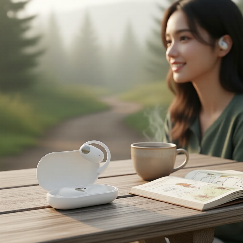 Tai nghe Bluetooth móc tai thể thao JS911, âm thanh HiFi sống động, màn hình số, pin lâu, điều khiển