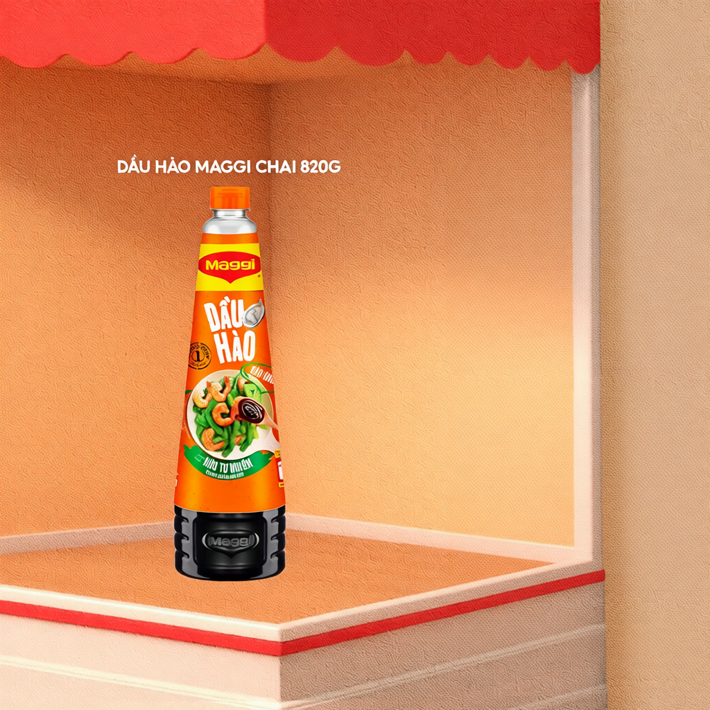 Dầu hào Maggi chai 820g