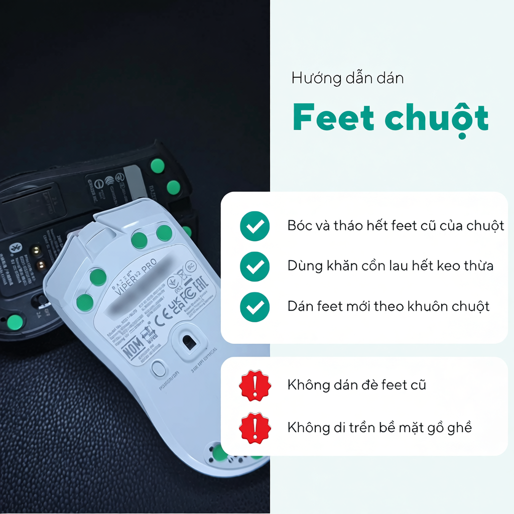 Mouse Feet X-RAYPAD Obsidian Control - QMTECH STORE