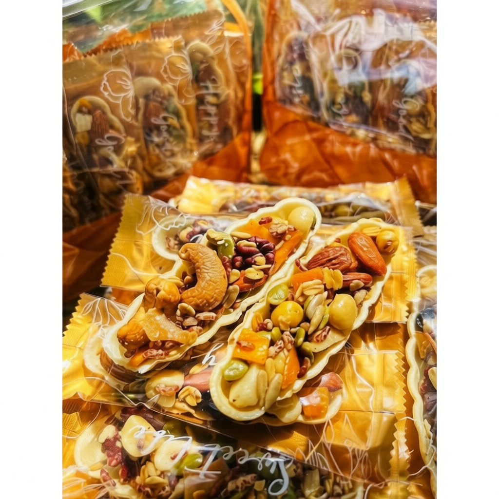 Bánh thuyền mix hạt dinh dưỡng gạo lứt, nature food