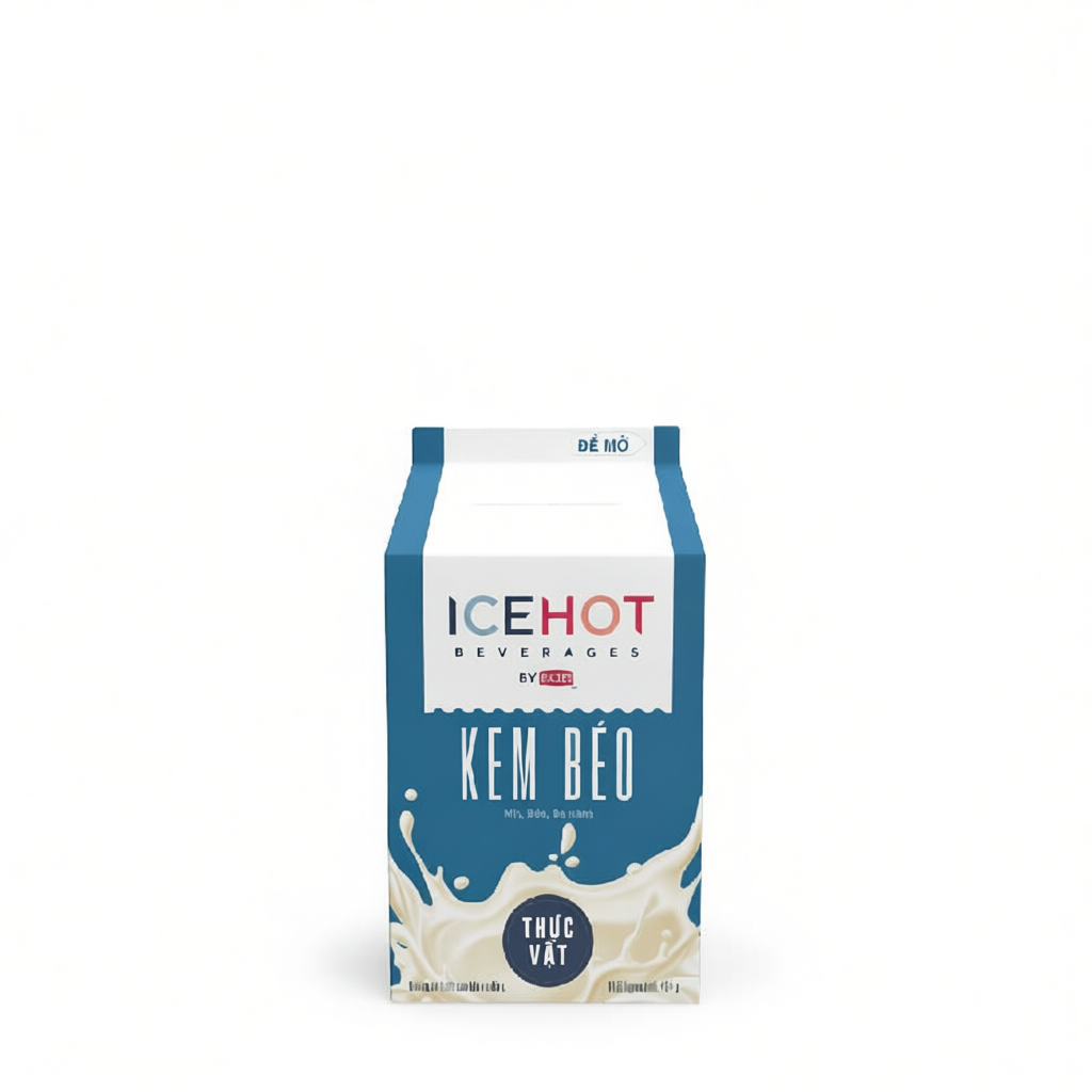 Kem béo thực vật ICEHOT hộp 454gr (Rich Lùn)