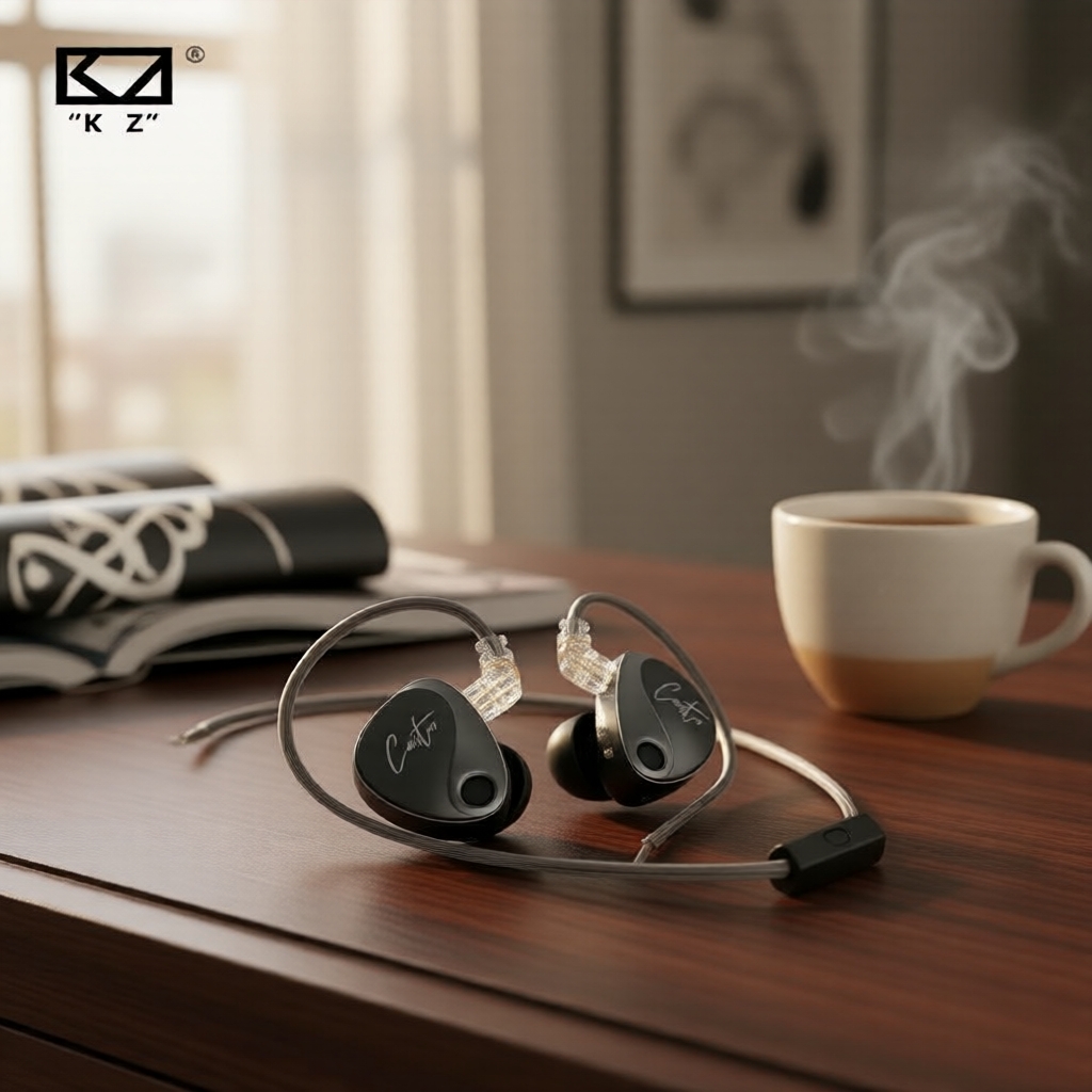 Tai nghe IEM điều chỉnh được 2DD KZ Castor & tai nghe TWS cho điện thoại thông minh: Âm thanh HiFi S