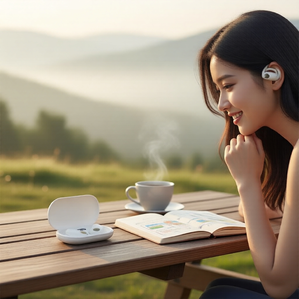 Tai nghe thể thao không dây JS911, Bluetooth 5.3 kèm màn hình số, âm thanh HiFi, pin bền lâu, điều k