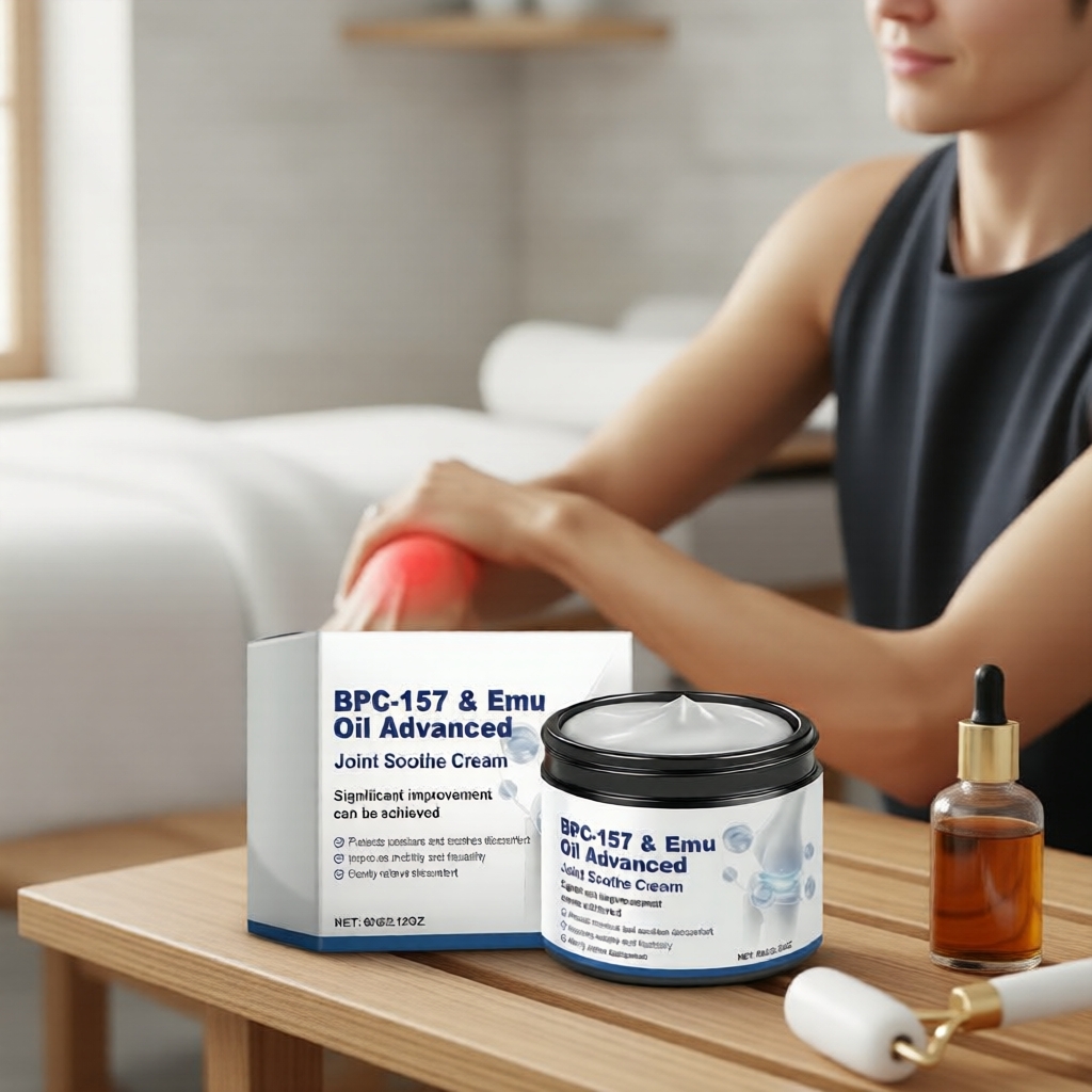 Kem bôi làm mát 60g – BPC-157, Menthol, Nghệ & Hyaluronic Acid