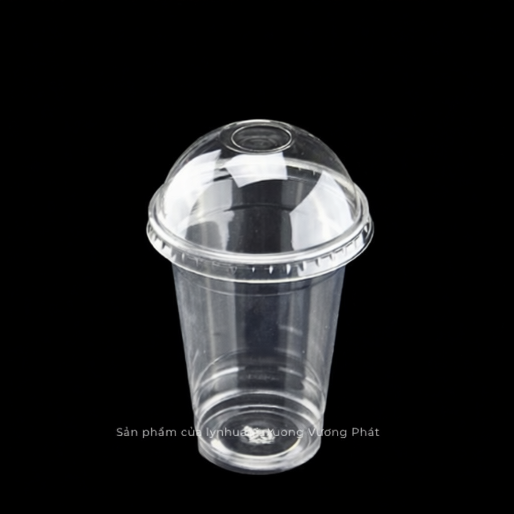 Set 50 Ly Nhựa PP Đế Bằng Cao Cấp, Dung Tích 360ml, 500ml, 650ml, 700ml Đủ Kích Thước