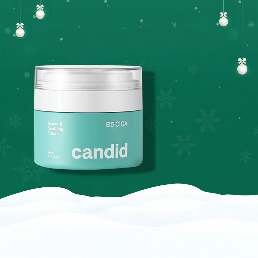 Kem Dưỡng Ẩm Hỗ Trợ Phục Hồi Da CANDID B5 CICA - Candid B5 CICA Repair & Soothing Cream 50ml và 10ml
