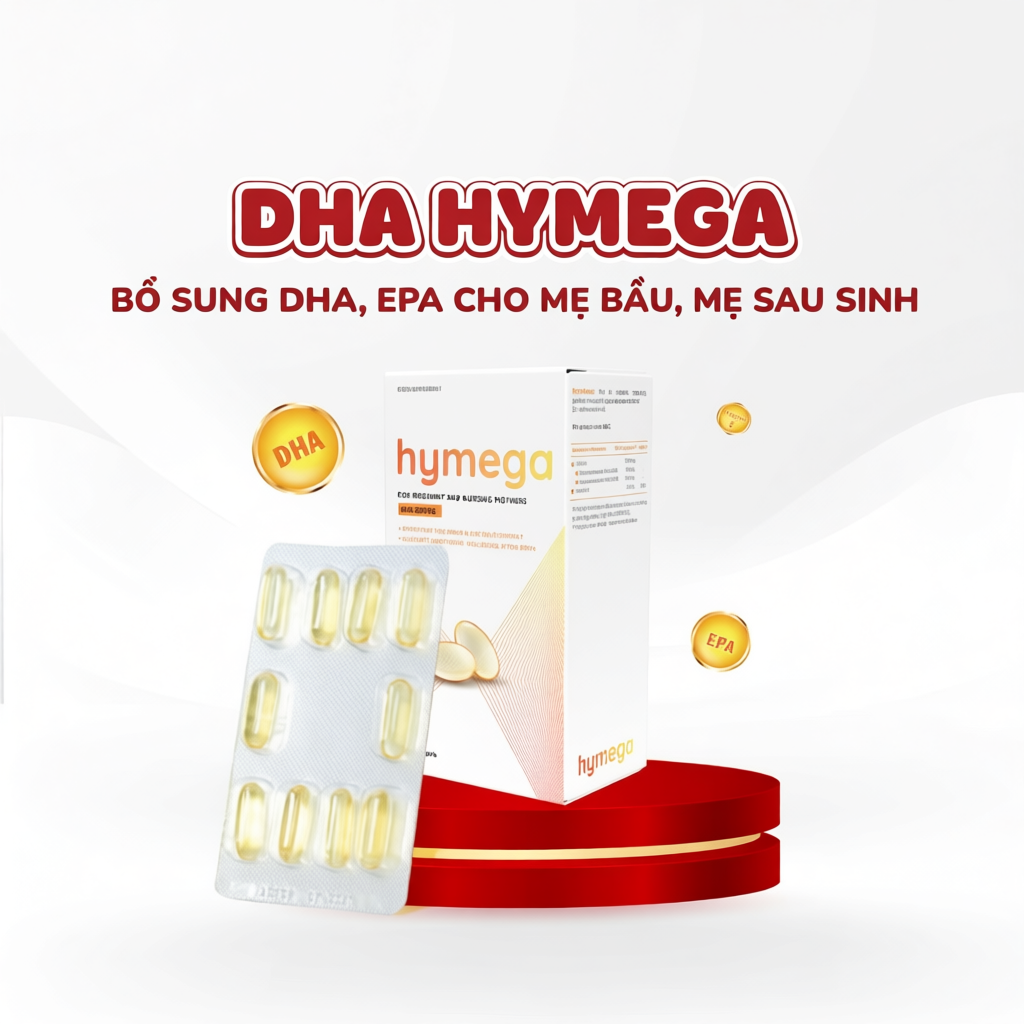 DHA Hymega - Viên uống bổ sung DHA EPA cho mẹ bầu, mẹ sau sinh