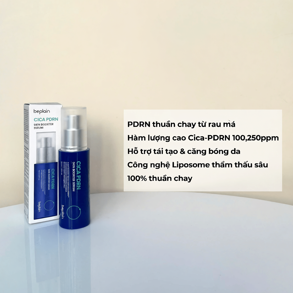 Tinh chất BEPLAIN PDRN Rau Má Cica PDRN Skin Booster Serum 30ml/10ml không hộp