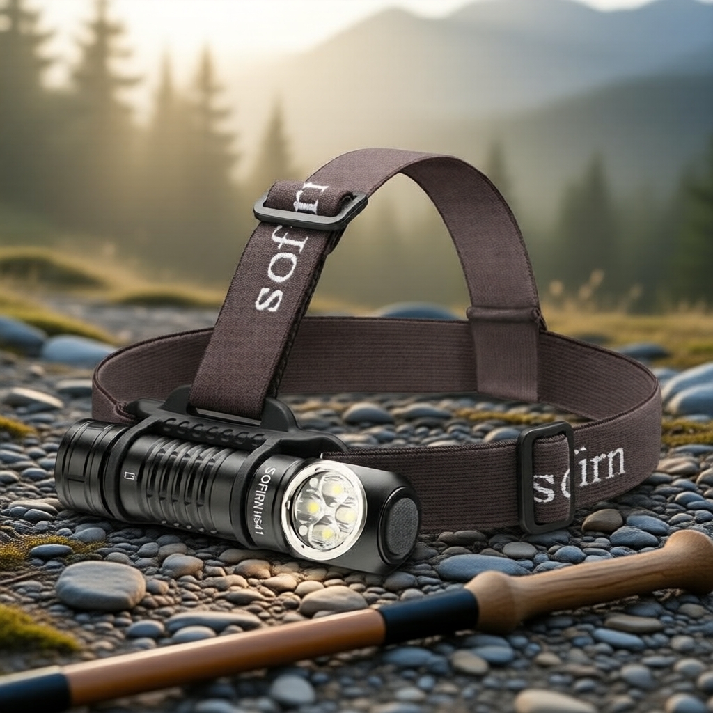 Sofirn HS41 Đèn Pha 4000 Lumen, Sạc USB-C, Pin 21700 Góc Phải