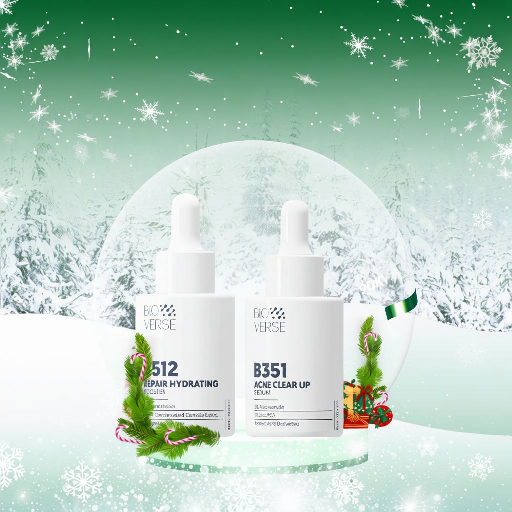Bộ đôi phục hồi & sáng mịn da (B512 Repair Hydrating Booster + B351 Acne Clear up Serum)