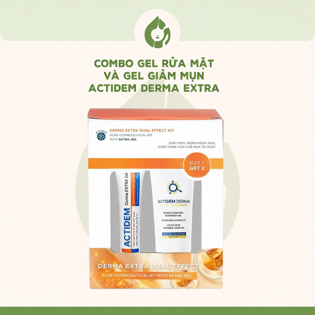 Gel Actidem Derma/ Extra giảm mụn, mờ thâm 18gr/40gr [Phân phối chính hãng]