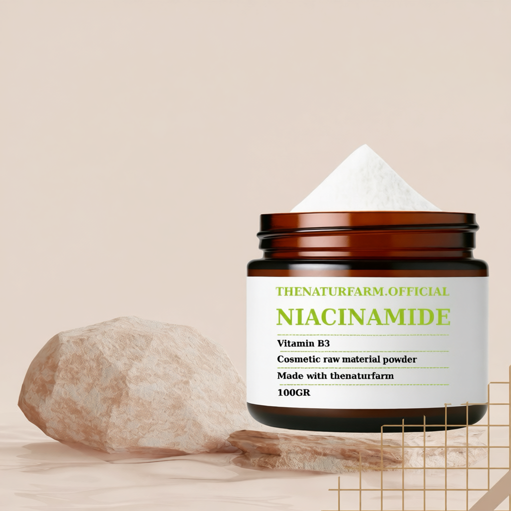 Bột Niacinamide/ Vitamin B3 tinh khiết Thenaturfarm [ Bột nguyên liệu mỹ phẩm ]