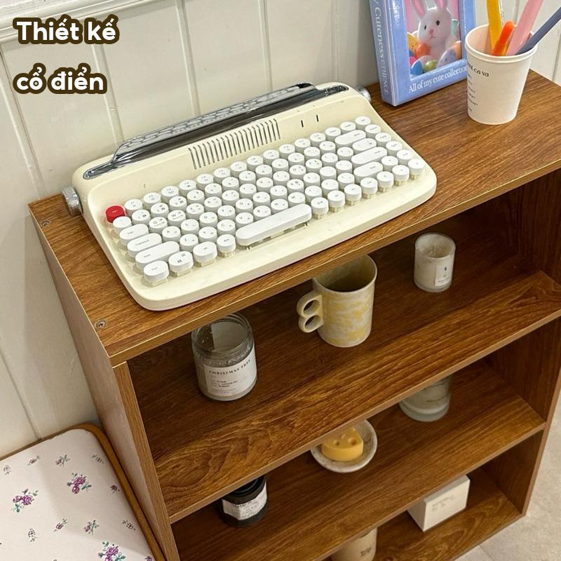 Bàn phím Retro-Keyboard Actto B303 kết nối bluetooth bản tiếng Anh - Một chút xinh