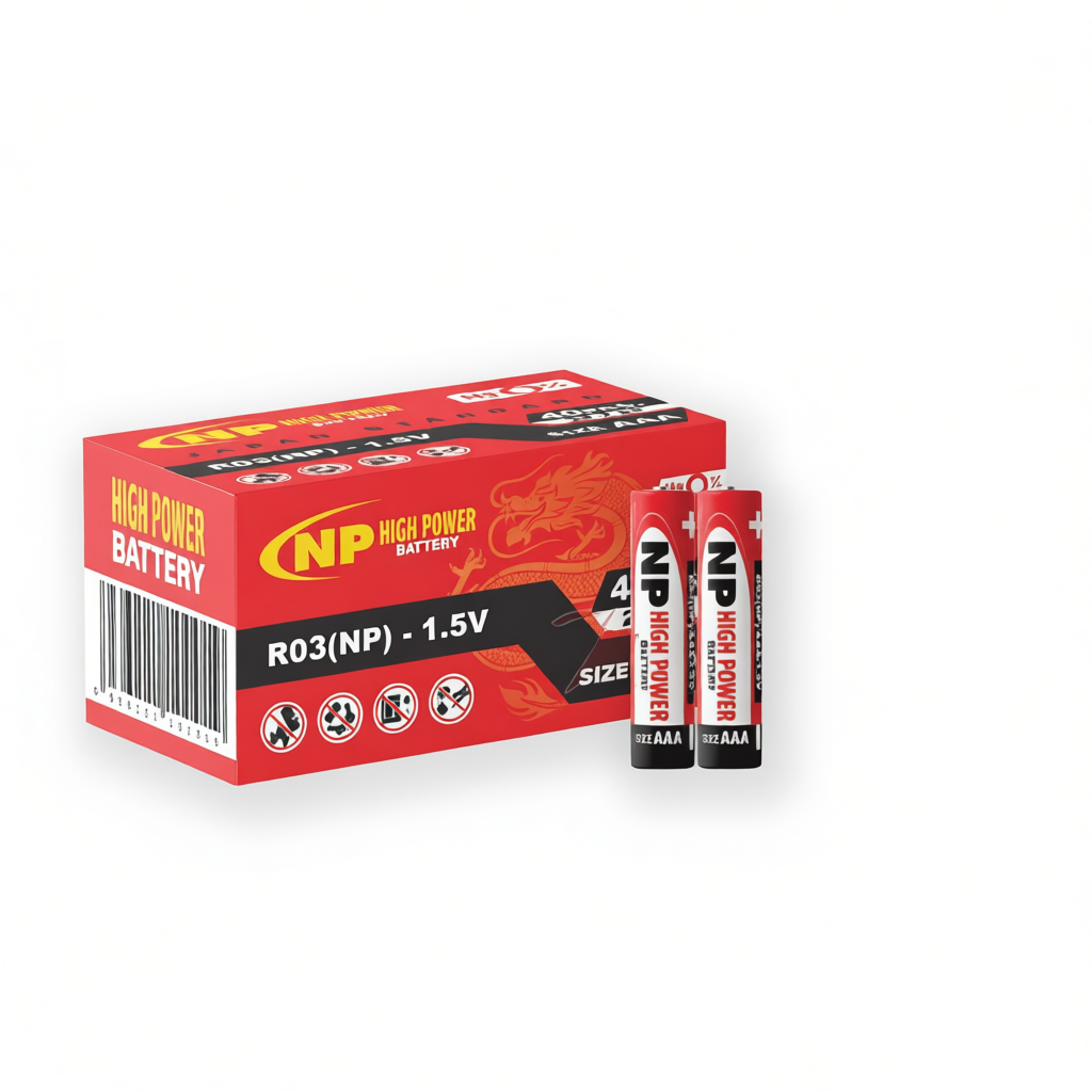 Pin National Power AAA (R03) Carbon Zinc - Hàng Chính Hãng