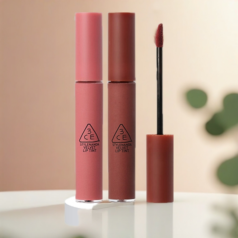 Son Kem Lì 3CE Velvet Lip Tint Taupe - Bitter Hour- Walk N Talk- ChildLike - Daffodil