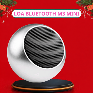Loa Bluetooth Kim Loại M3 Mini , Vỏ Kim Loại , Bass Trầm Ấm , Nhỏ Gọn Thích Hợp Di Chuyển