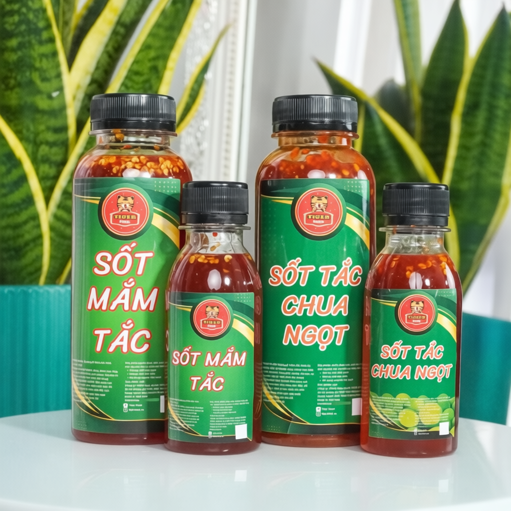 Sốt tắc TIGER FOOD chua cay tự nhiên, vị chua cay hài hòa