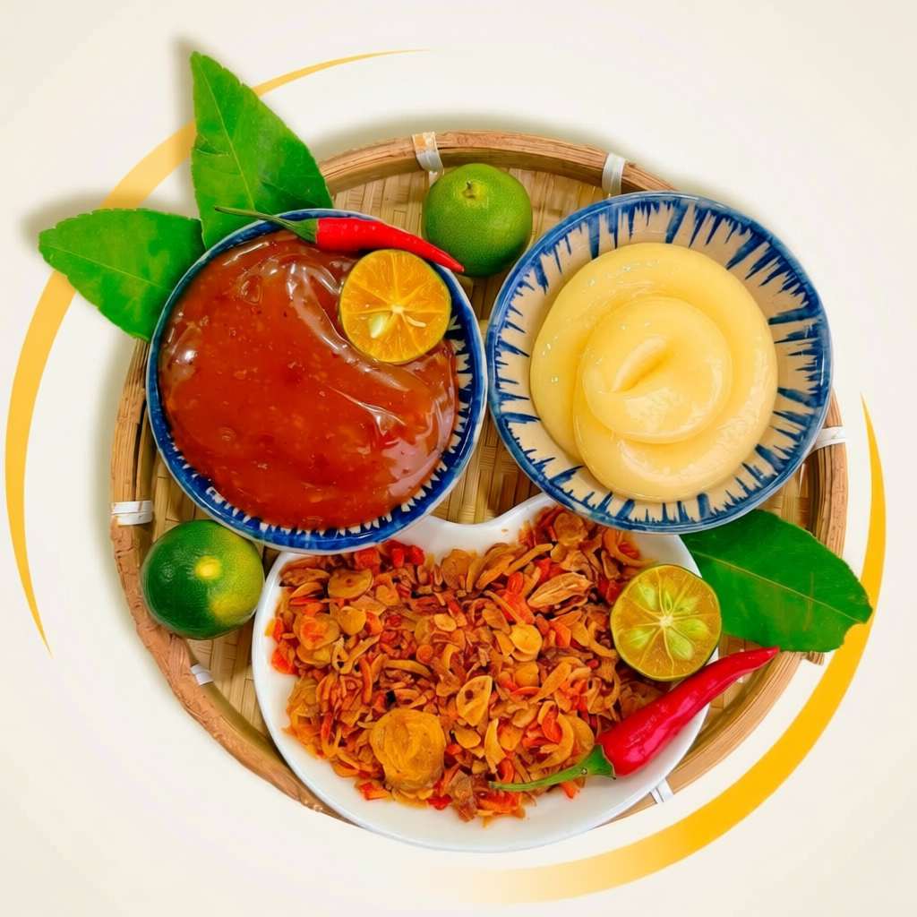 Combo bánh tráng phơi sương sốt muối béo CATSKY FOOD