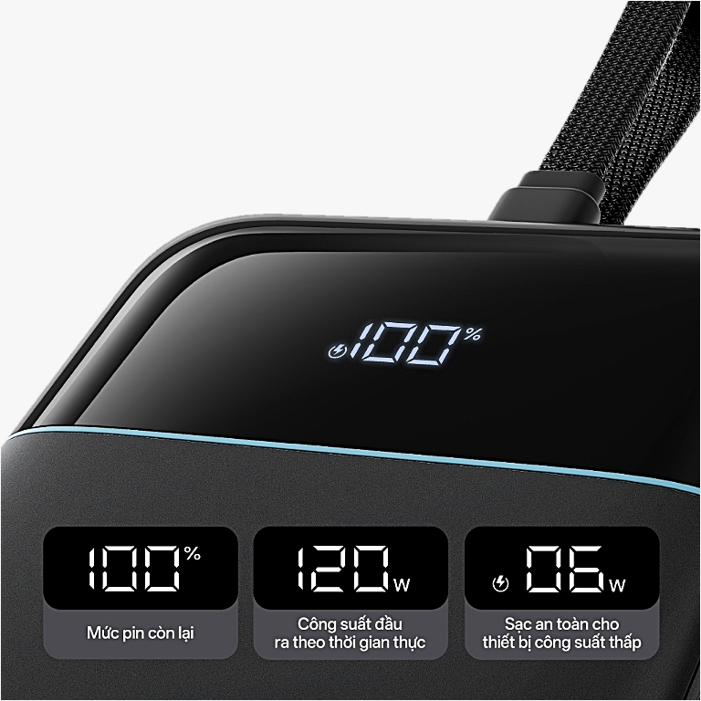 CUKTECH 120W 25000mAh Sạc Nhanh Công Suất Cao Pin Dự Phòng – Hỗ Trợ Xiaomi 120W Laptop 100W Samsung 45W iP16/15/14
