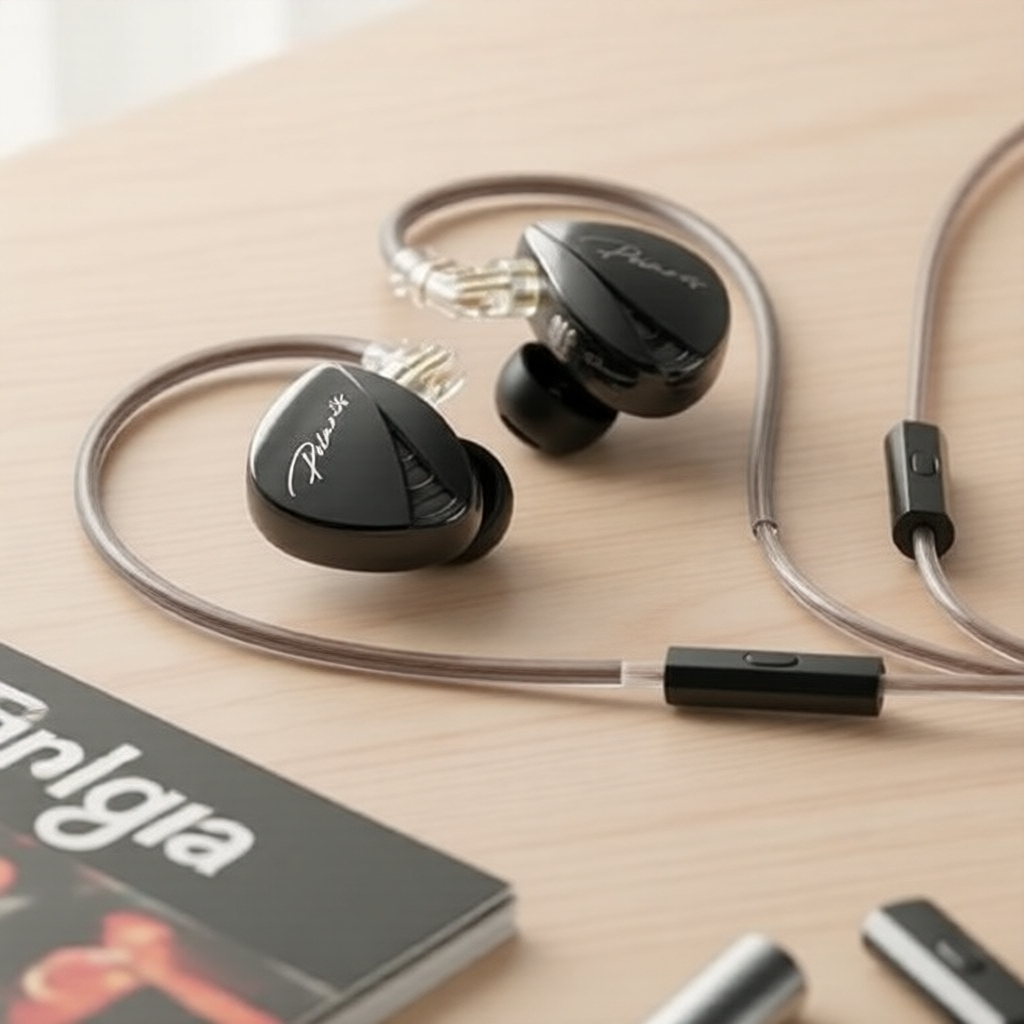 Tai nghe In-Ear HiFi CCA Polaris, IEM Driver kép động, 4 tùy chọn điều chỉnh, tai nghe có dây với cá