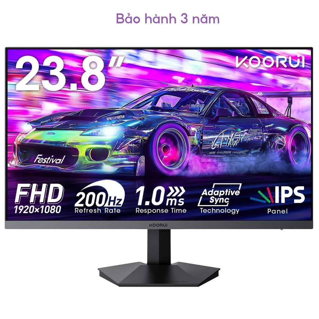 ⭐ Màn Hình Gaming KOORUI G2411P 24" FHD | IPS | 200Hz | 1ms – Siêu Mượt, Giá Siêu Ngon! ⭐