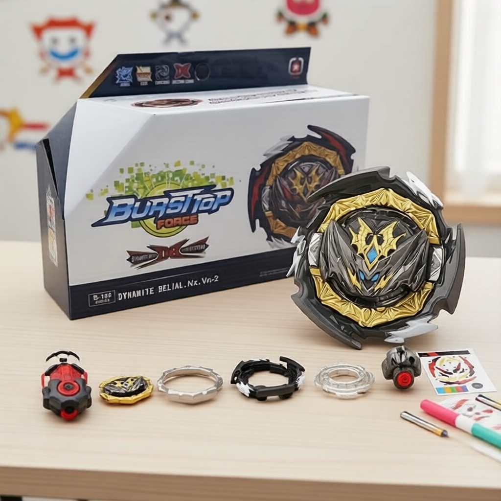 TOMOYO Japan Beyblade Burst DB Gen B-180 Dynamite Belial Con Quay Kim Loại Cho Trẻ Em