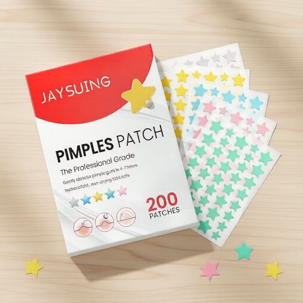 Miếng dán mụn 200 miếng – Miếng dán mụn Hydrocolloid hình sao