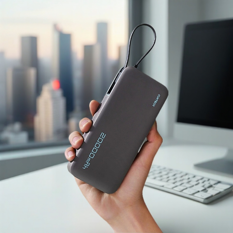 【Được chứng nhận CCC】CUKTECH Sạc Nhanh 55W 20000mAh – Tích Hợp Dây, Hỗ Trợ Xiaomi 55W Samsung 45W Laptop 45W iP 16/15/14