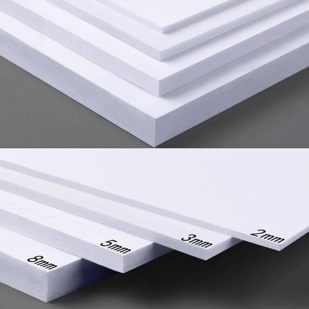 Bìa mô hình Formex trắng 40x60cm / 2mm - 5mm