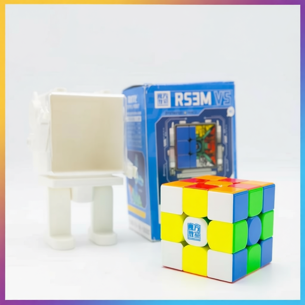 Rubik 3x3 MoYu RS3M V5 3x3 RS3 M Magnetic Ball Core UV Rubic 3 Tầng Cao Cấp Nam Châm Đồ Chơi Trí Tuệ