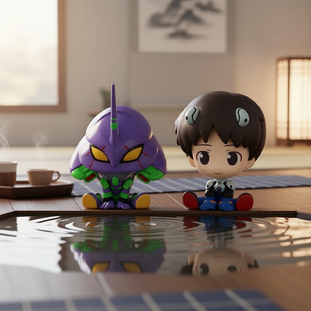TOPTOY Mô hình EVA Unit-01 tư thế ngồi - Neon Genesis Series 55x65x65mm