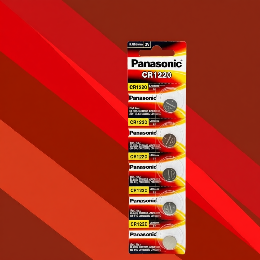 Pin CR1220 Panasonic 3 V - Vỉ 5 Viên