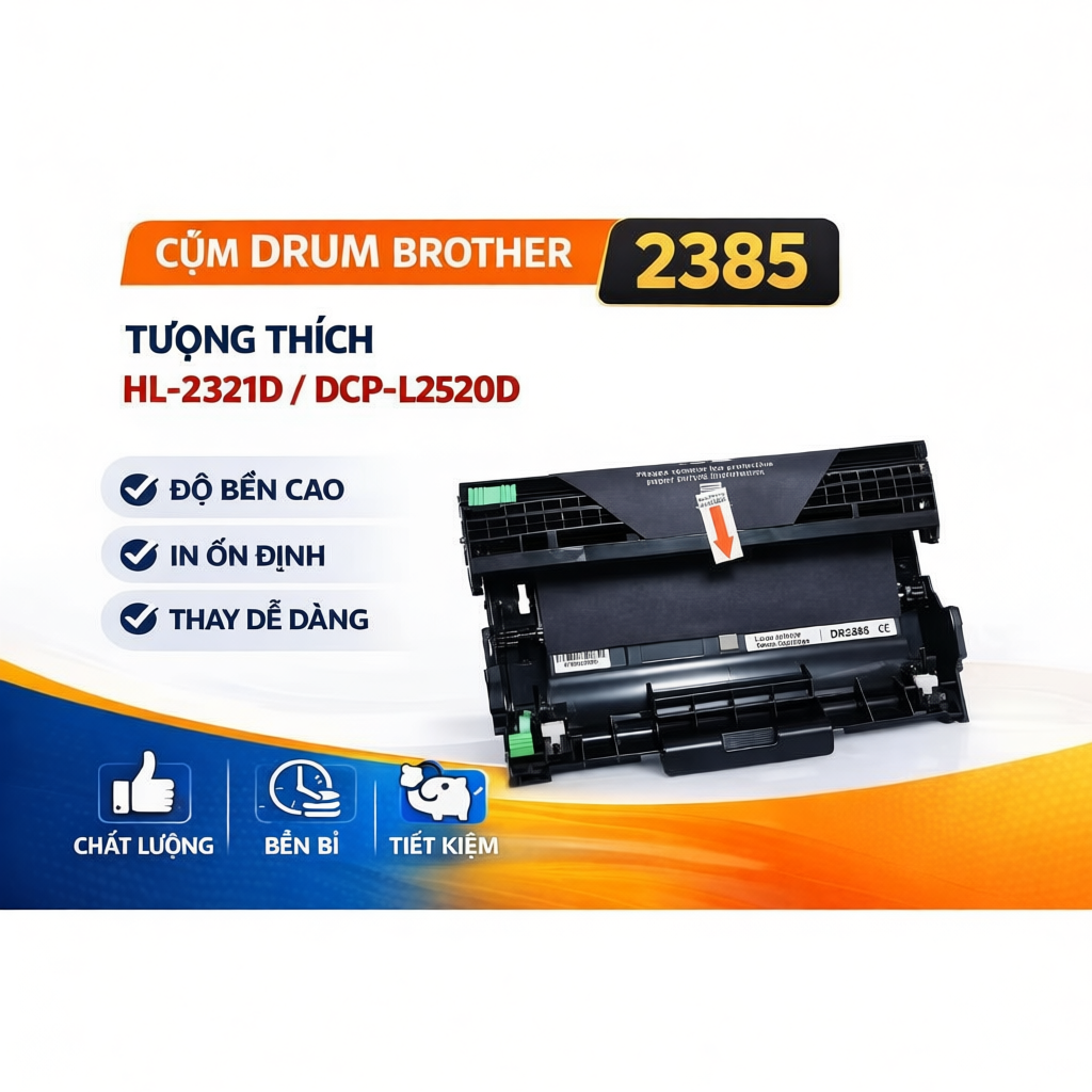 Cụm Trống Drum Brother DR 2385 dùng Cho HL2321D, HL2320D, HL 2360, HL 2366,...
